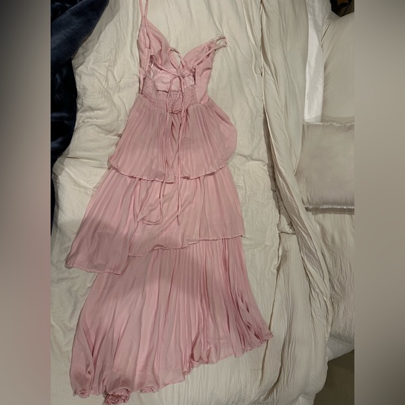 FASHIONABLY EVER AFTER MAXI DRESS PINK - Picture 2 of 3